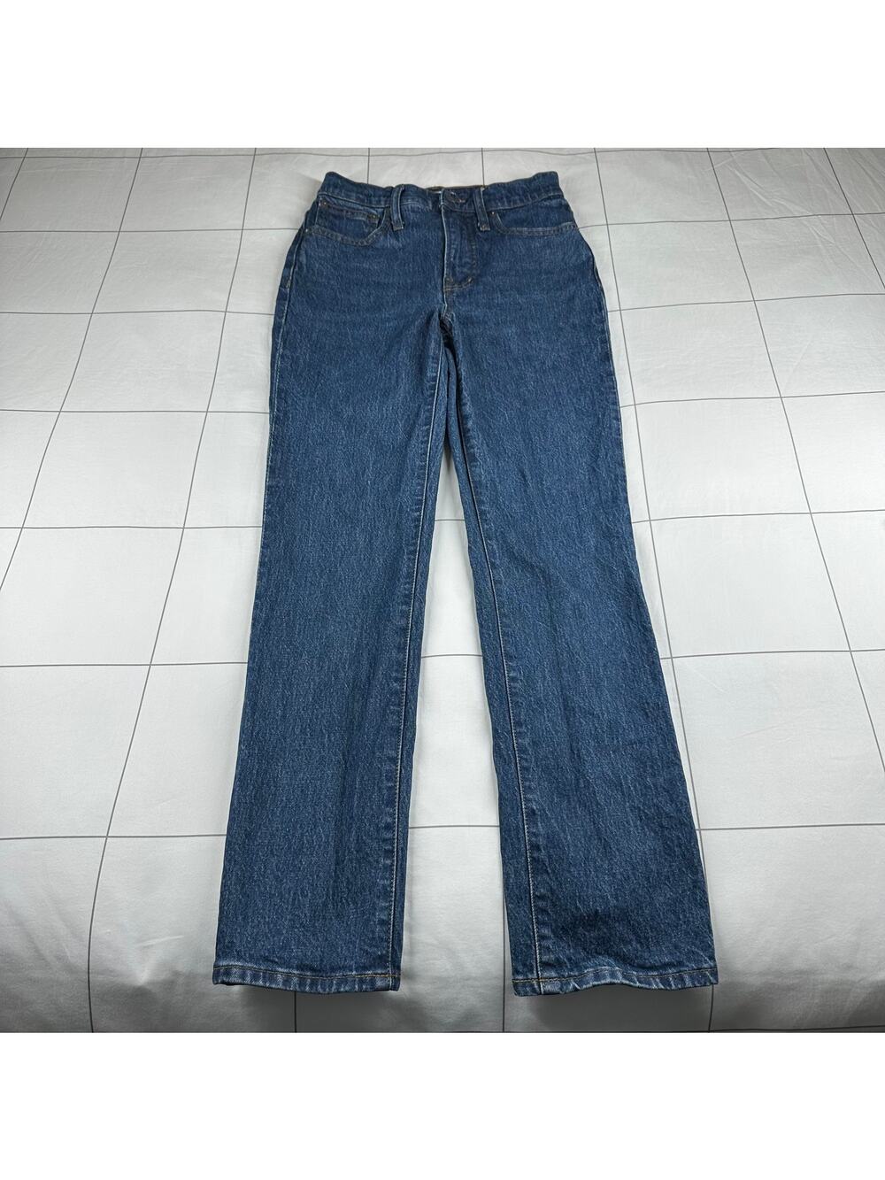 Madewell Jeans Womens 24 Blue  Perfect Vintage Denim High Rise Classic Mom